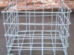 Корзина металлическая квадратная (20 см х 20 см)