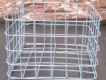 Корзина металлическая квадратная (17 см х 17 см)